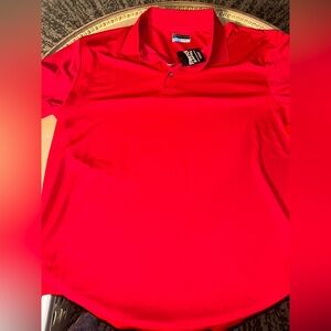 PGA Tour Airflux Golf Polo Shirt Mens Size XL RED Short Sleeve Golfer. GIFT